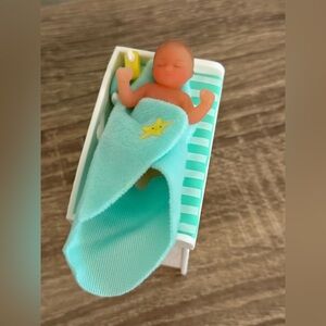 My Mini Baby with Green Changing table